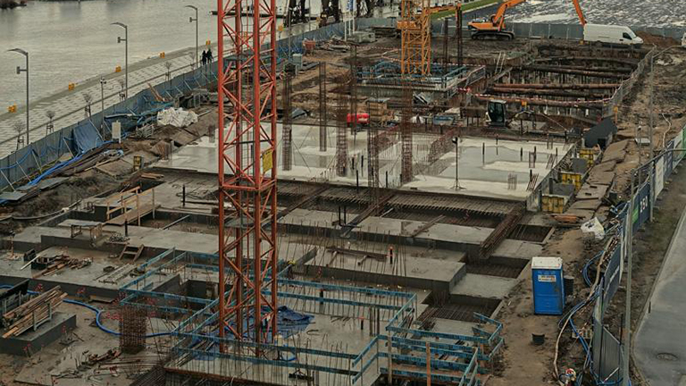 Maritime Science Center – Szczecin, Polonia. Obra impermeabilizada por Krystaline