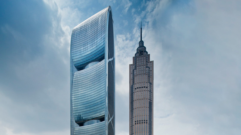 Pearl River Tower, Guangzhou, China.